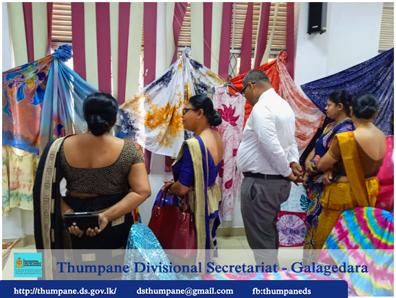 Exhibition of the creations of trainees who completed the batik training program
