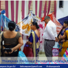 Exhibition of the creations of trainees who completed the batik training program
